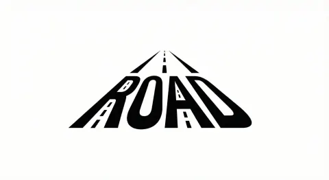 minimalist logo design where the word